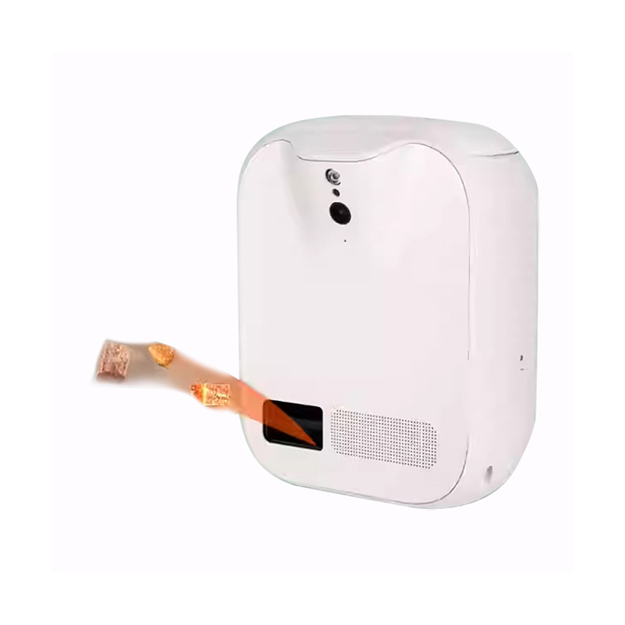 Pet Treat Dispenser Camera Interactive - 自動WiFi監視カメラ付きプロ仕様ペットフィーダー、WiFi犬用おやつディスペンサー、ペット用インタラクティブおもちゃ