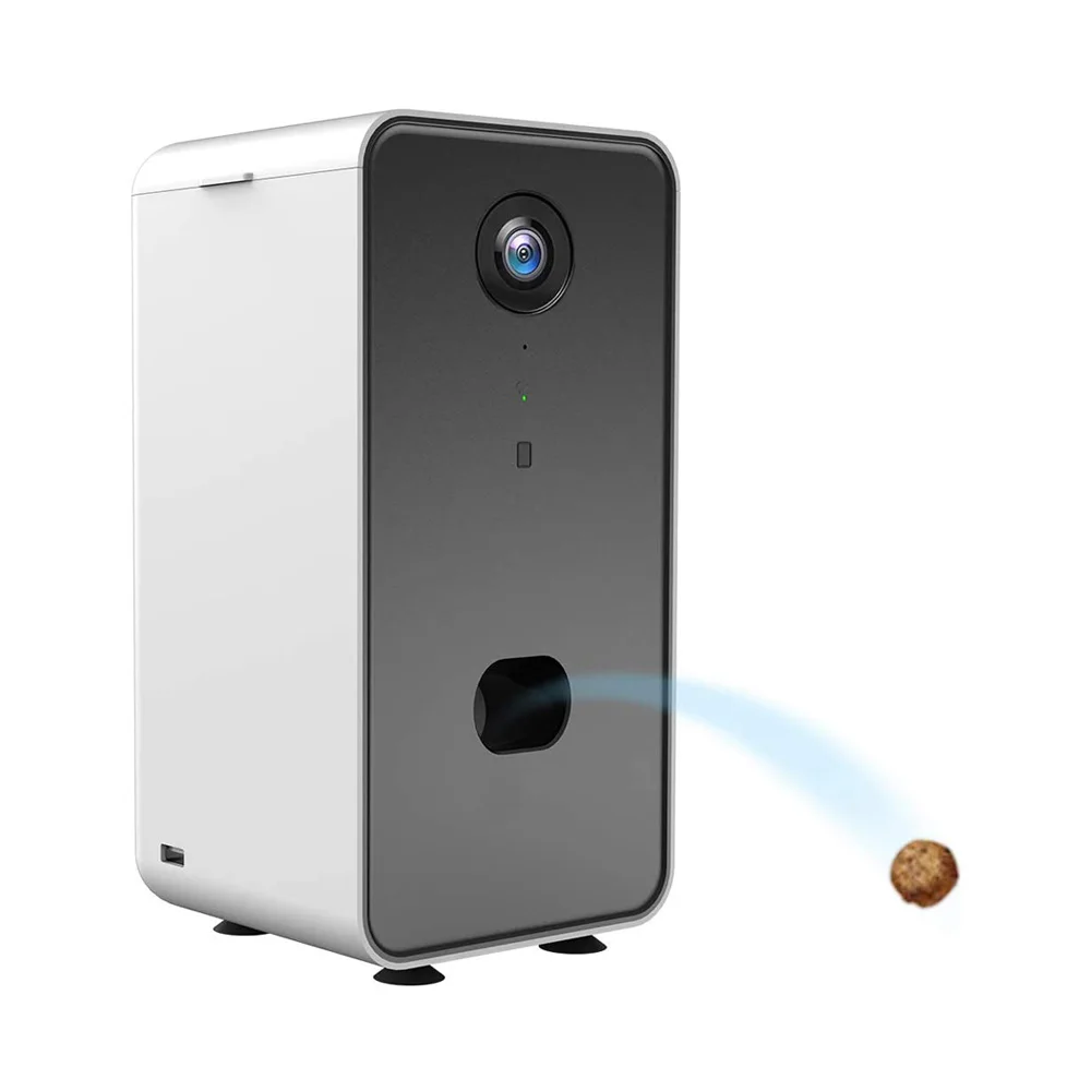 Pet Treat Dispenser Camera Interactive - 犬用インタラクティブパズルゲームおもちゃ、ペット用インタラクティブおもちゃ、犬用カメラ型おやつディスペンサー