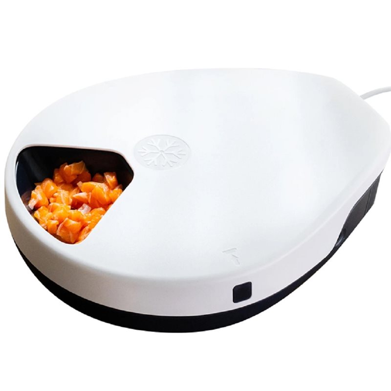Wet Food Automatic Pet Feeder Refrigerated - CYCLI 自動給餌器 5段階タイマー機能付き 湿式フード対応 冷却半導体冷却システム搭載で食品を新鮮に保ちます EUプラグ
