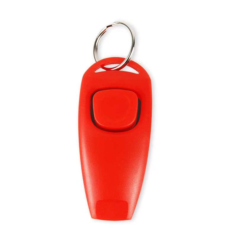Dog Clicker Training With Wrist Strap - 2. ペット用トレーニングクリッカー。犬や猫のトレーニングに使える。キーリングとリストストラップ付き。犬のしつけ、行動矯正、ペット用品。