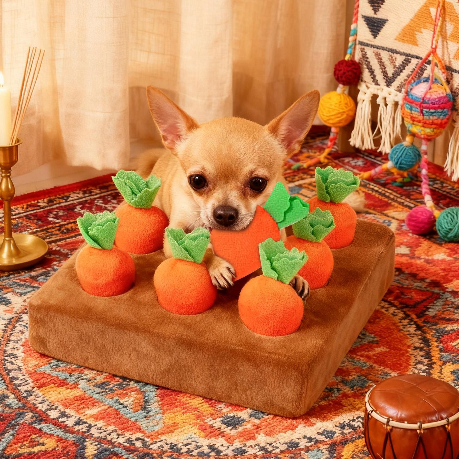 Snuffle Mat For Dogs Foraging Mental - 犬用スナッフルマット 大型 インタラクティブな食事おもちゃ 知育玩具 知的好奇心を刺激する 食事時間を長くする