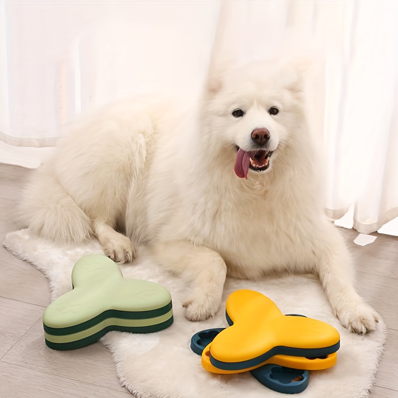 Dog Slow Feeder Puzzle Toy Interactive - 1PC漏れ防止ペットパズルおもちゃフィーダー、スローフードボウル、猫と犬のための食事体験を向上させるインタラクティブドッグボウル