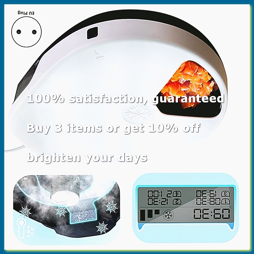 Wet Food Automatic Pet Feeder Refrigerated - 自動ペットフィーダー ウェットフード用 冷却機能付き、5食分タイマーディスペンサー、半導体冷凍で食品を冷たく保つ EU対応