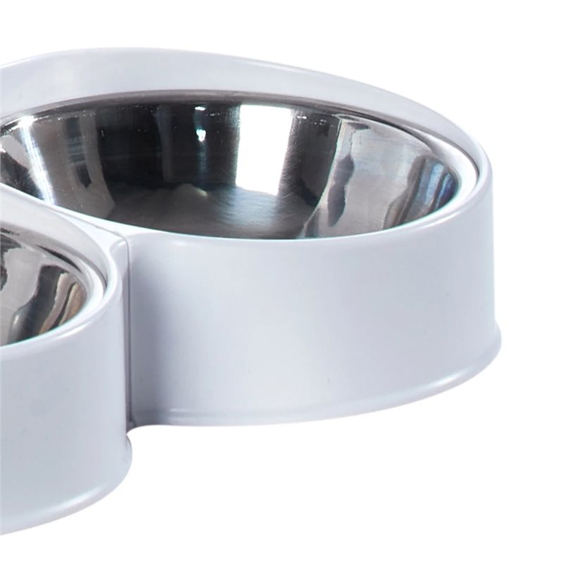 ABXF-5L デュアルボウル式電動ペットフィーダー。猫と犬 - Automatic Pet Feeder Dual Bowl Stainless のレビューと価格
