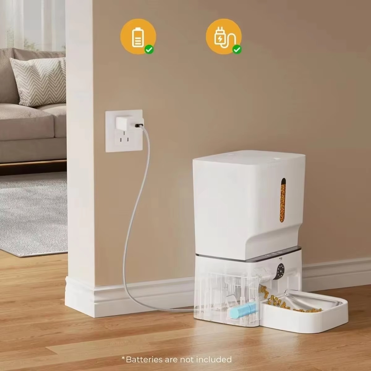 FurStar7Lスマート自動給餌器、1080P HDカメラ - Smart Pet Feeder Camera 1080P Wifi のレビューと価格