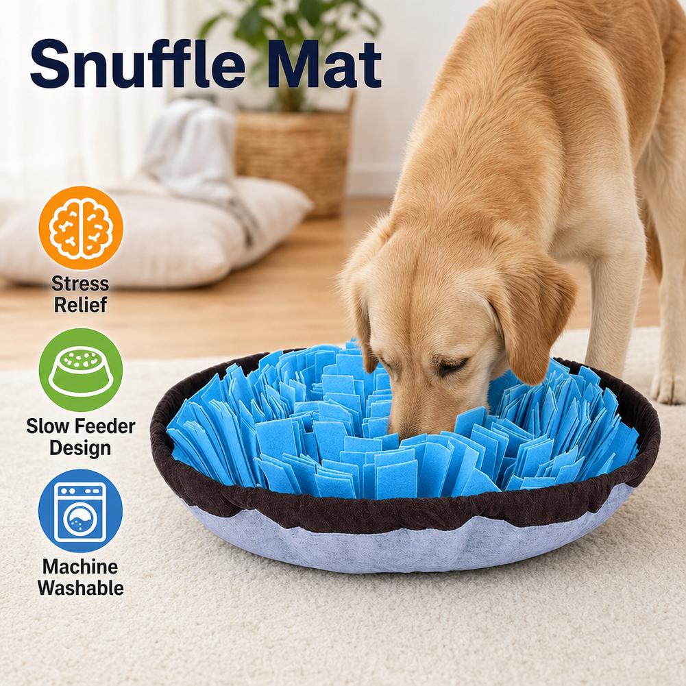 犬用スナッフルマット。インタラクティブな食事用パズルおもちゃ - Dog Slow Feeder Puzzle Toy Interactive のレビューと価格