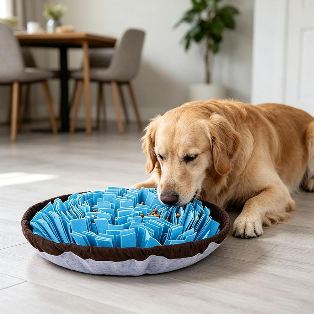 犬用スナッフルマット。インタラクティブな食事用パズルおもちゃ - Dog Slow Feeder Puzzle Toy Interactive のレビューと価格