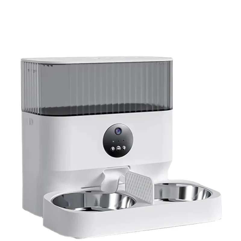 CANBOUN自動ペットフィーダー、HD 1080pカメラ、 - Smart Pet Feeder Camera 1080P Wifi のレビューと価格