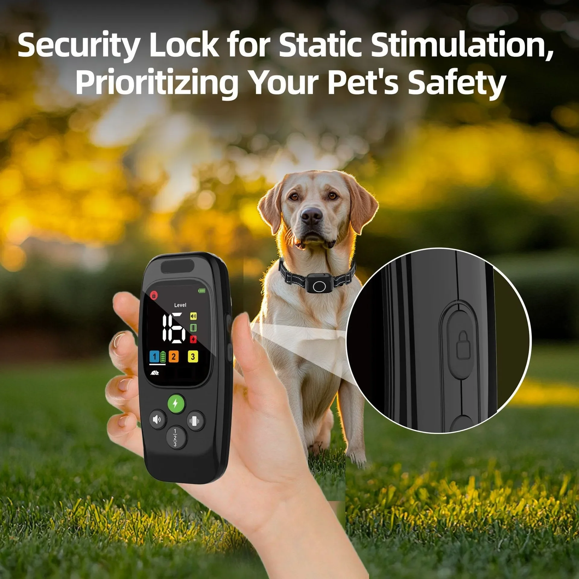 1000M充電式ドッグトレーニング首輪。リモコン操作で防水機 - Dog Training Collar Remote 1000M Beep のレビューと価格