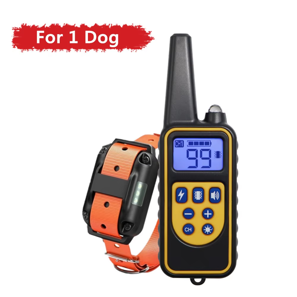 1000 メートル抗樹皮首輪犬用電気首輪リモコン犬の訓練首輪 - Dog Training Collar Remote 1000M Beep のレビューと価格