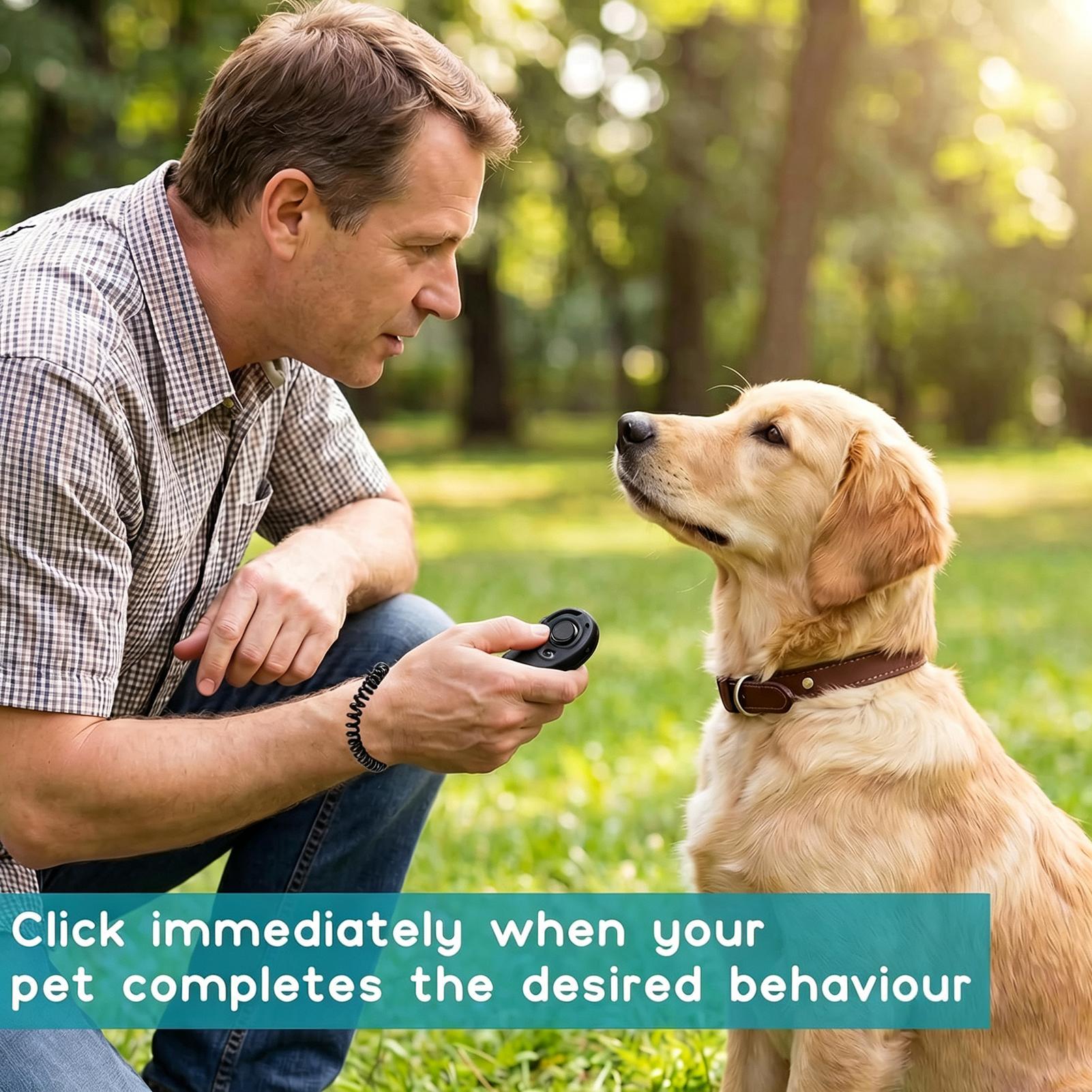 犬の訓練用クリッカー ペットの服従矯正ツール リストストラッ - Dog Clicker Training With Wrist Strap のレビューと価格