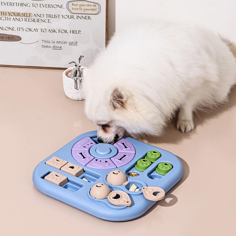 インタラクティブな犬用パズルおもちゃ プラスチック製おやつデ - Dog Slow Feeder Puzzle Toy Interactive のレビューと価格