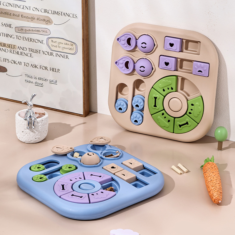 インタラクティブな犬用パズルおもちゃ プラスチック製おやつデ - Dog Slow Feeder Puzzle Toy Interactive のレビューと価格