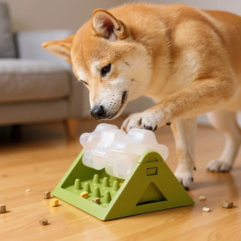 犬用インタラクティブおもちゃ、食事ディスペンサー、知育パズル - Dog Slow Feeder Puzzle Toy Interactive のレビューと価格