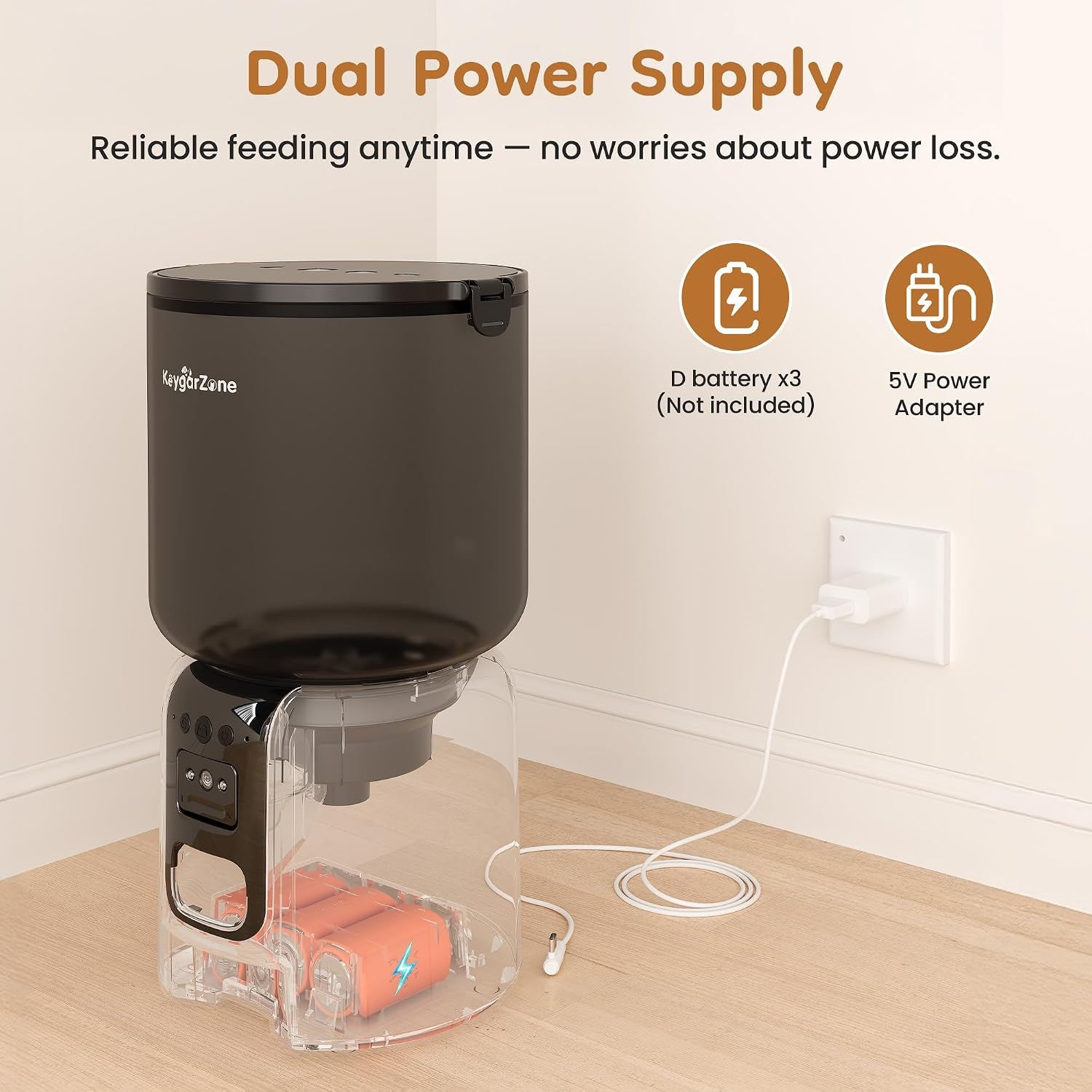 【米国在庫】1080pカメラ、5G Wi-Fiアプリ制御、音 - Smart Pet Feeder Camera 1080P Wifi のレビューと価格