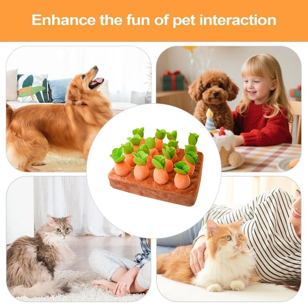 ストレス解消用キャロットスナッフルマット、取り外し可能なキャ - Snuffle Mat For Dogs Foraging Mental のレビューと価格