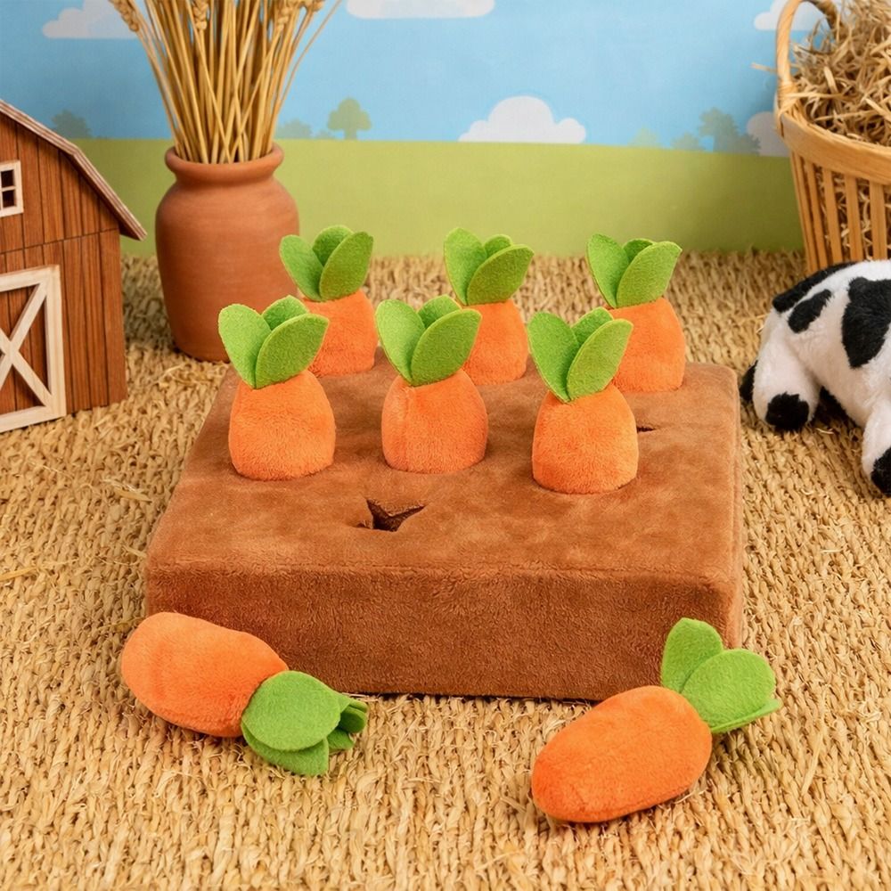 ストレス解消に役立つ、取り外し可能な人参が入った、犬用の知育 - Snuffle Mat For Dogs Foraging Mental のレビューと価格
