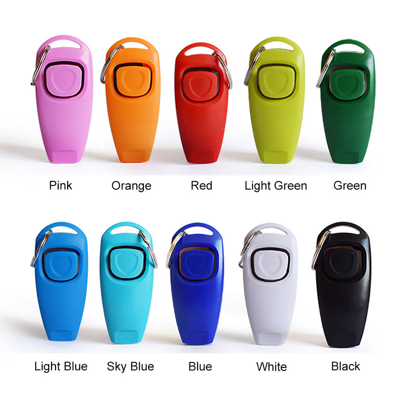 2 in 1 ペット犬訓練用クリッカー、ペット子犬子猫訓練用 - Dog Clicker Training With Wrist Strap のレビューと価格