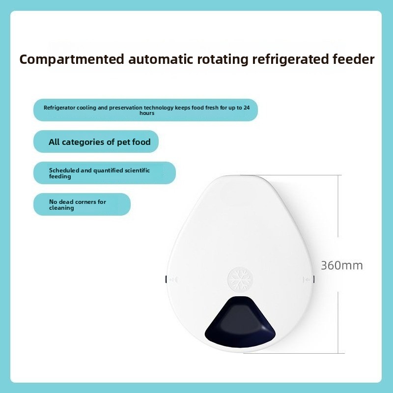ペット用冷蔵庫、自動給餌機能付き、湿った飼料を供給、冷蔵保存 - Wet Food Automatic Pet Feeder Refrigerated のレビューと価格