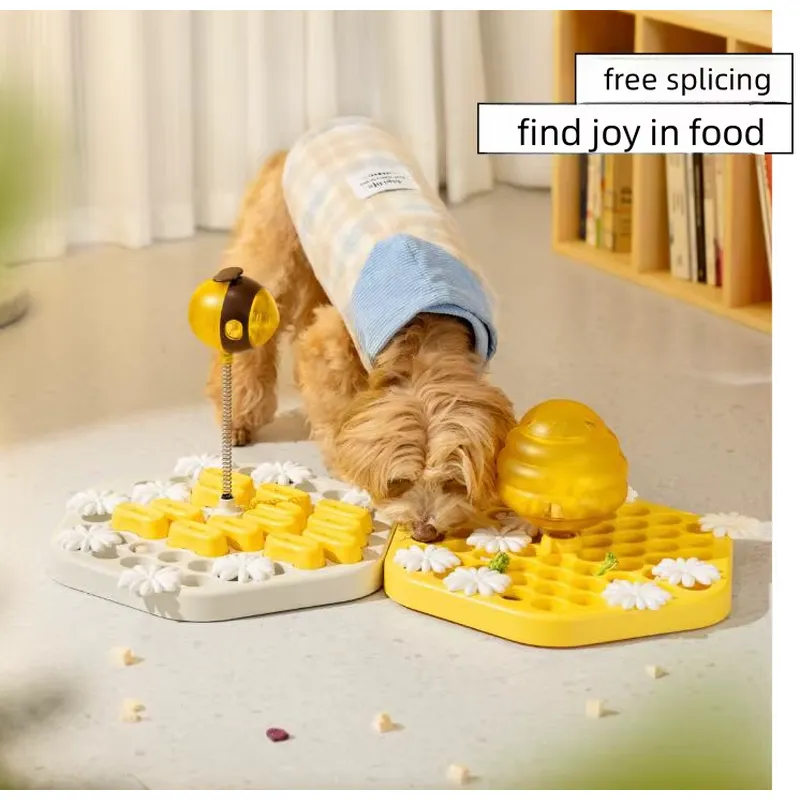 面白いインタラクティブな噛みつきペット犬訓練用おもちゃ、スマ - Dog Slow Feeder Puzzle Toy Interactive のレビューと価格