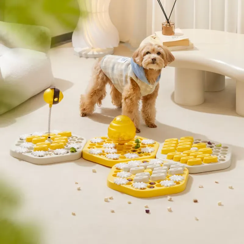 面白いインタラクティブな噛みつきペット犬訓練用おもちゃ、スマ - Dog Slow Feeder Puzzle Toy Interactive のレビューと価格