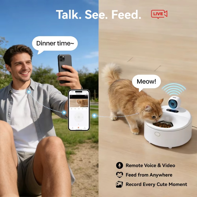 2026年スマートウェットフードフィーダー、自動時間設定式猫 - Wet Food Automatic Pet Feeder Refrigerated のレビューと価格