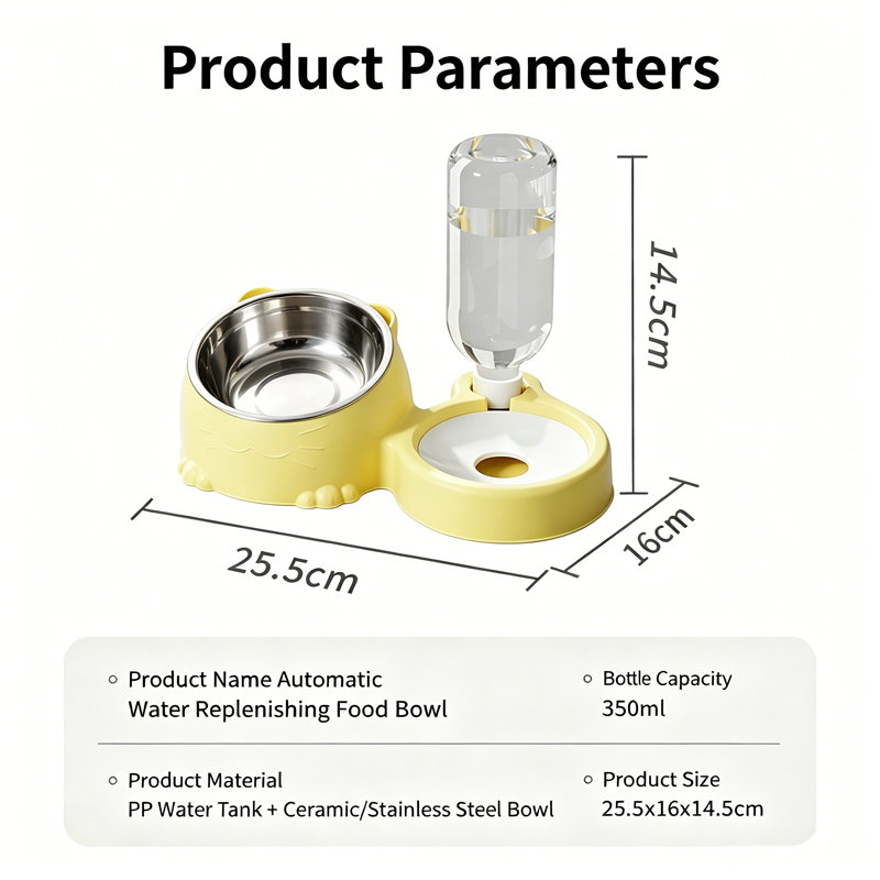 ペット用デュアルボウル、自動給水、ステンレス製フィーダー、猫 - Automatic Pet Feeder Dual Bowl Stainless のレビューと価格