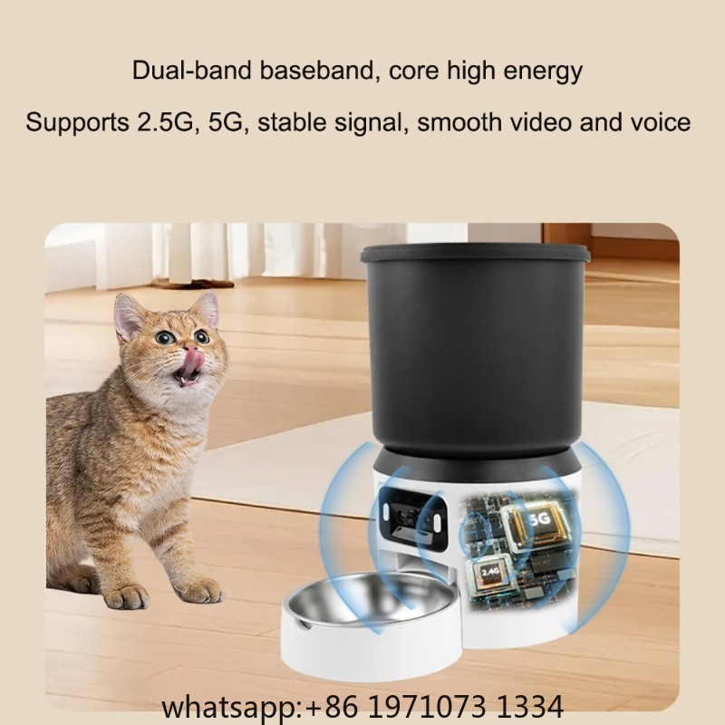 4L自動給餌器 - 猫と犬用の時間設定可能なペットフィーダー - Timed Cat Dog Food Dispenser 4L のレビューと価格