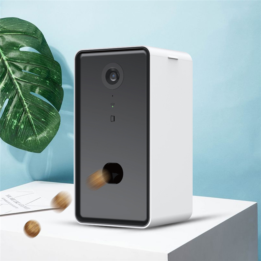 自動犬用インタラクティブおもちゃ スマートWiFiアプリ遠隔 - Pet Treat Dispenser Camera Interactive のレビューと価格