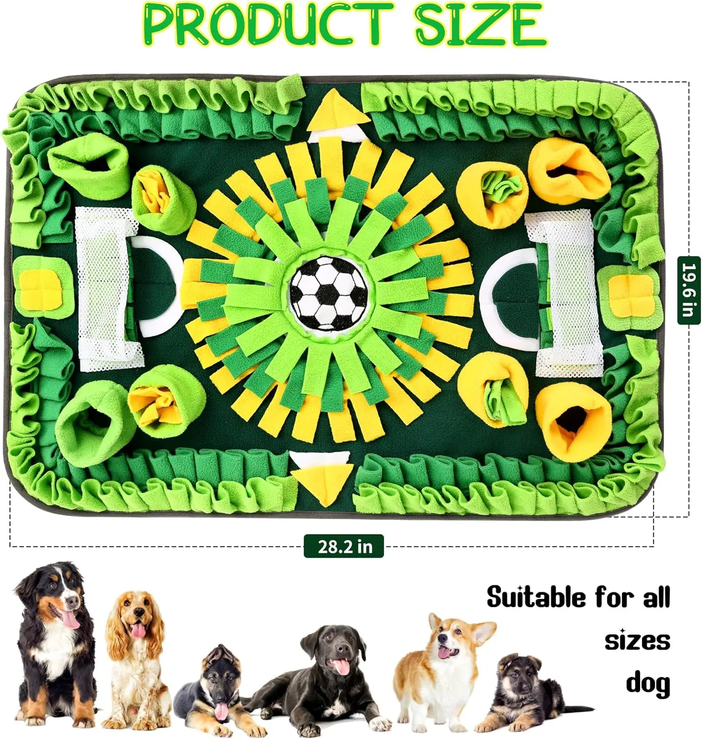 ペット用嗅覚マット - 犬と猫のためのインタラクティブなスロ - Snuffle Mat For Dogs Foraging Mental のレビューと価格