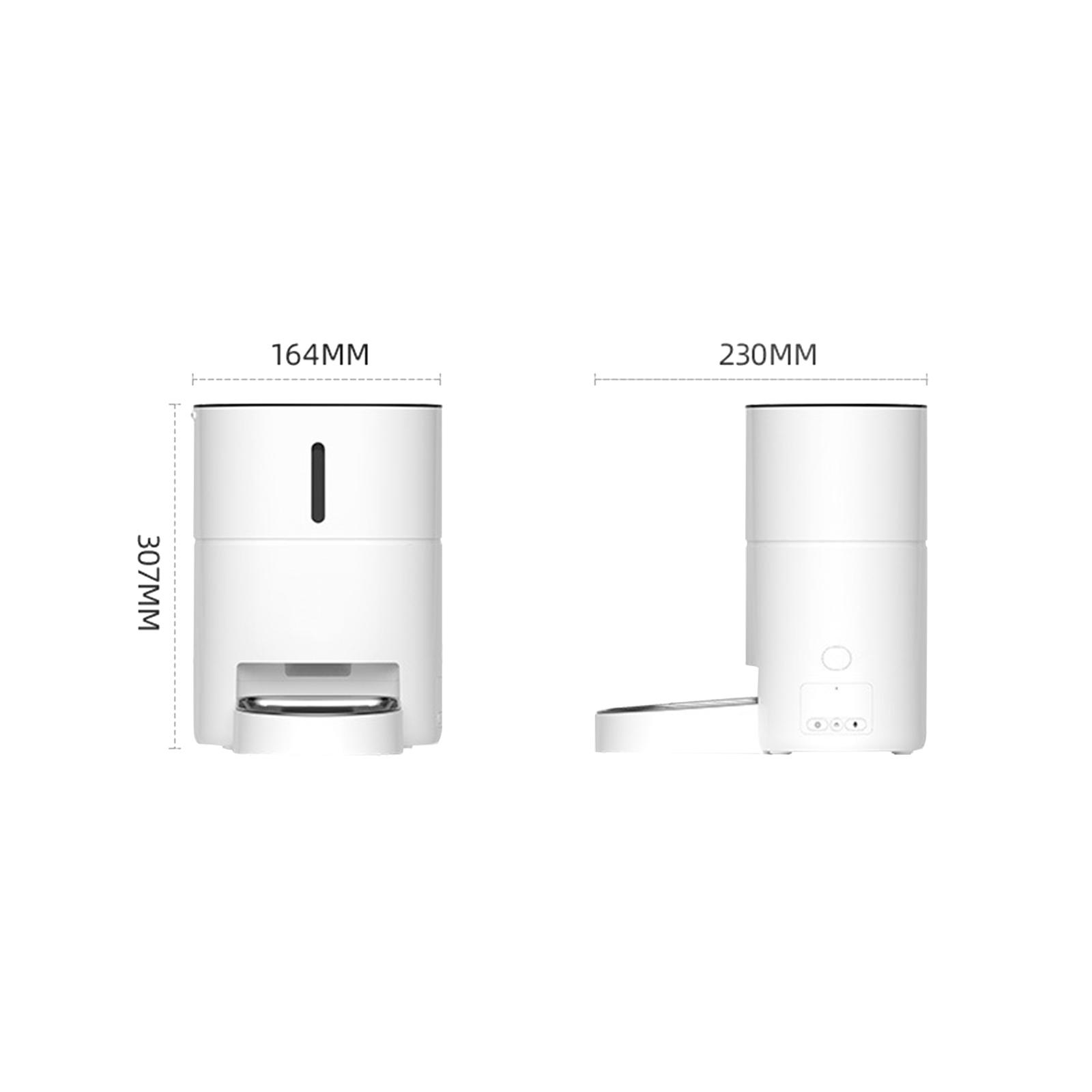 自動ペットフィーダー 4L容量 タイマー付きドライフードディ - Timed Cat Dog Food Dispenser 4L のレビューと価格