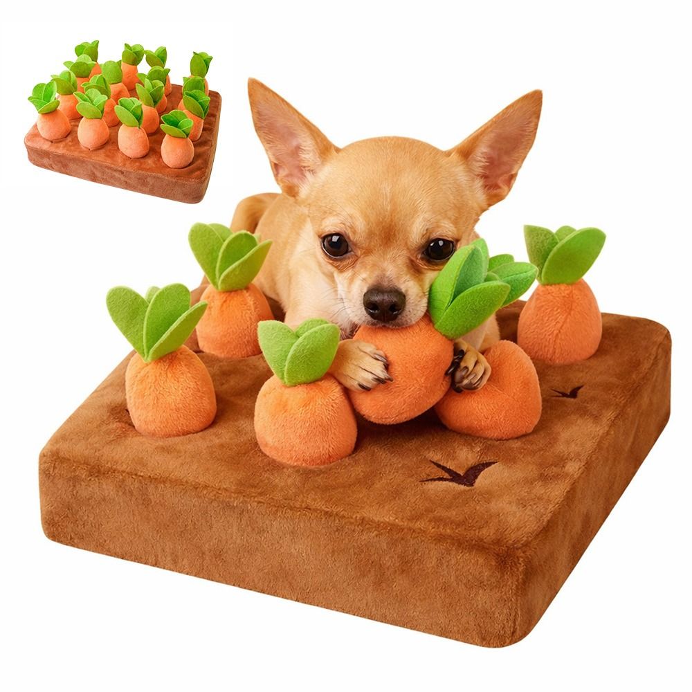 ストレス解消に役立つ、ニンジン型の嗅ぎマット。知的好奇心を刺 - Snuffle Mat For Dogs Foraging Mental のレビューと価格