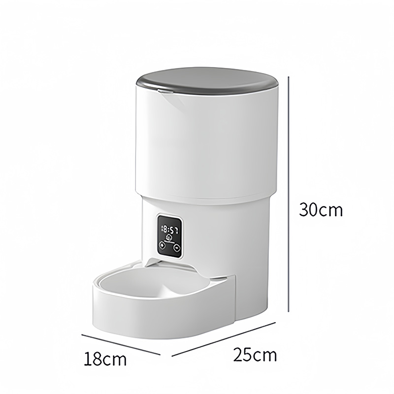4L Wi-Fi対応スマートペットフィーダー。自動給餌機能、 - Timed Cat Dog Food Dispenser 4L のレビューと価格