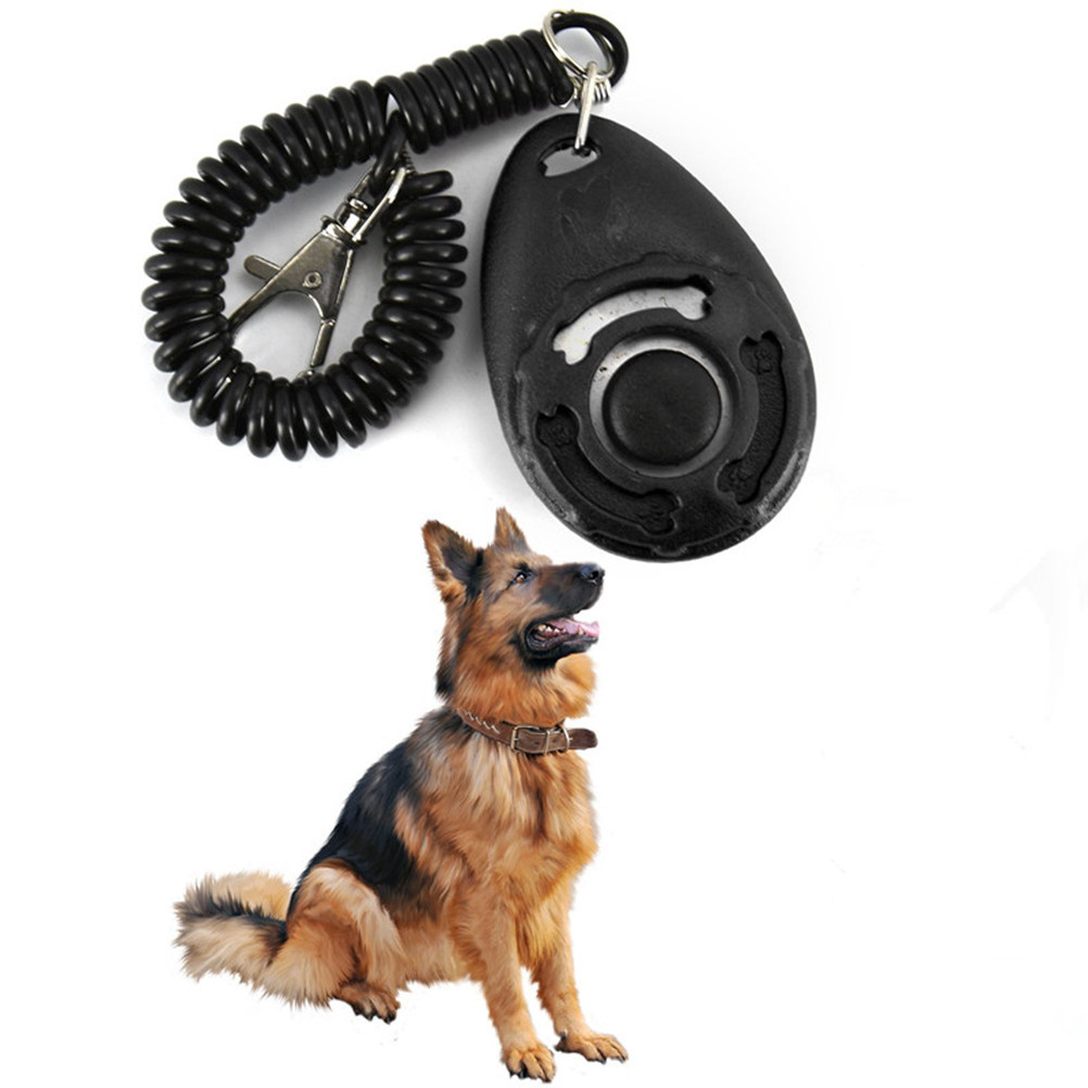 ペット用トレーニングクリック器4個入り。大きなボタンで操作し - Dog Clicker Training With Wrist Strap のレビューと価格