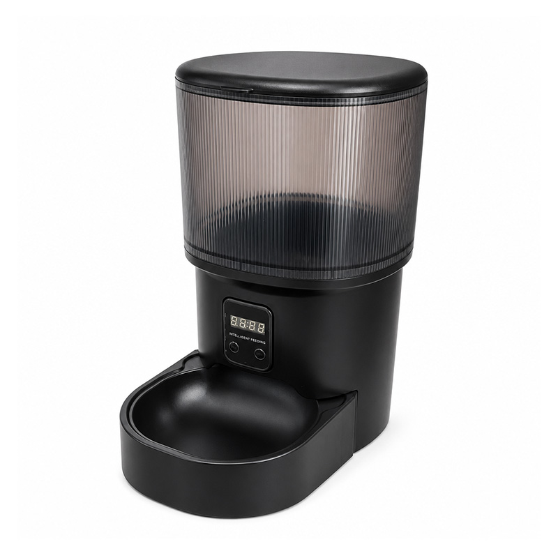 スマートペットフィーダー、デュアルボウル、304ステンレス製 - Automatic Pet Feeder Dual Bowl Stainless のレビューと価格