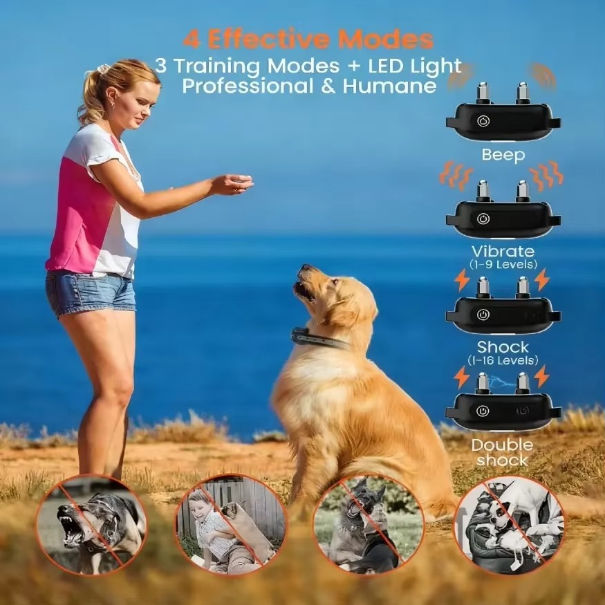 FurStarDog トレーニングショックカラー リモートト - Dog Training Collar Remote 1000M Beep のレビューと価格
