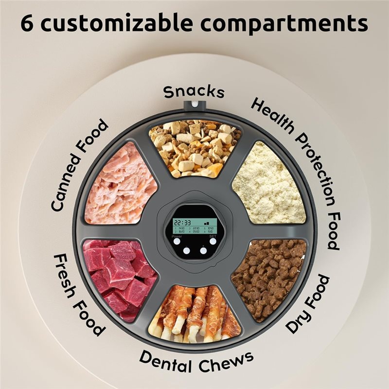 CYCLI-自動タイマー式ペットフィーダー（猫用）、冷蔵庫付 - Wet Food Automatic Pet Feeder Refrigerated のレビューと価格