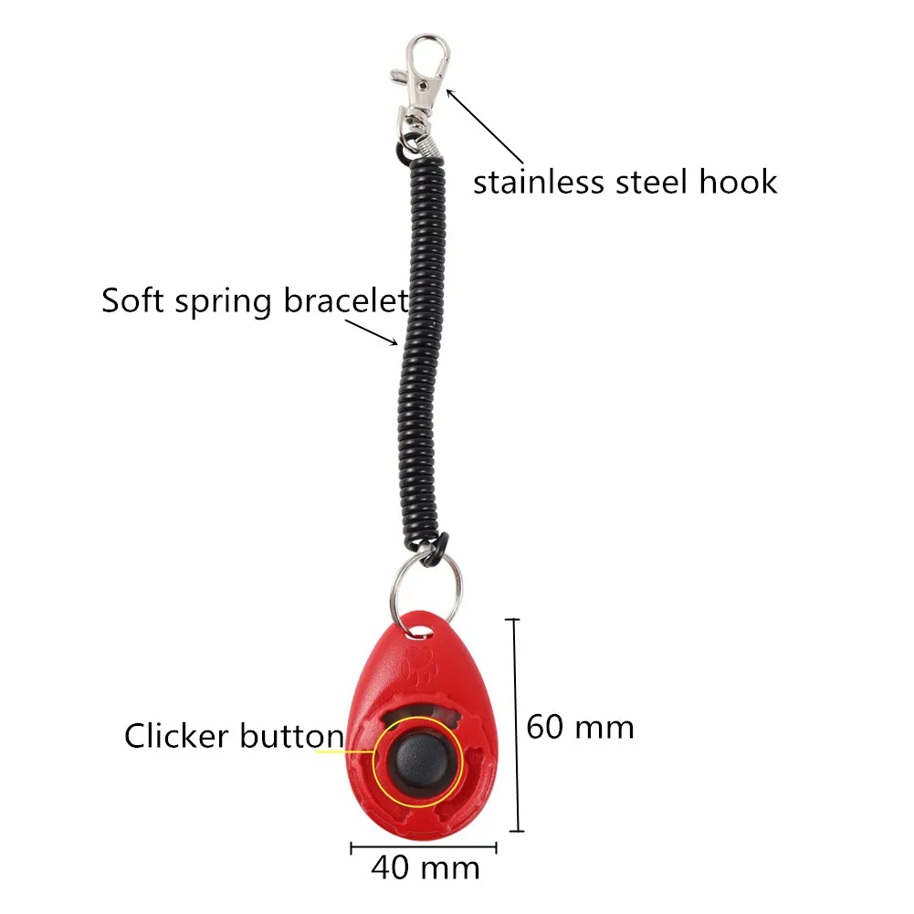 犬の訓練用クリッカー ペット 猫 プラスチック製 新品 犬用 - Dog Clicker Training With Wrist Strap のレビューと価格
