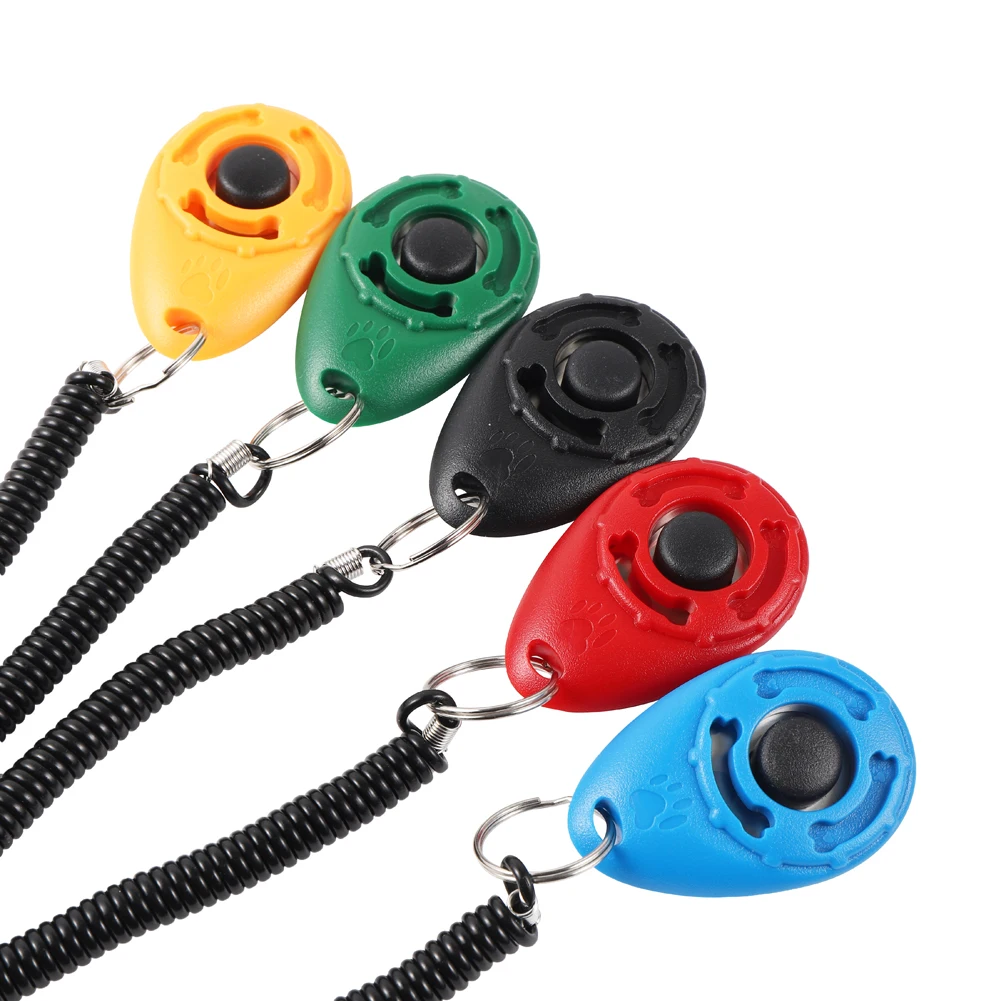 犬の訓練用クリッカー ペット 猫 プラスチック製 新品 犬用 - Dog Clicker Training With Wrist Strap のレビューと価格