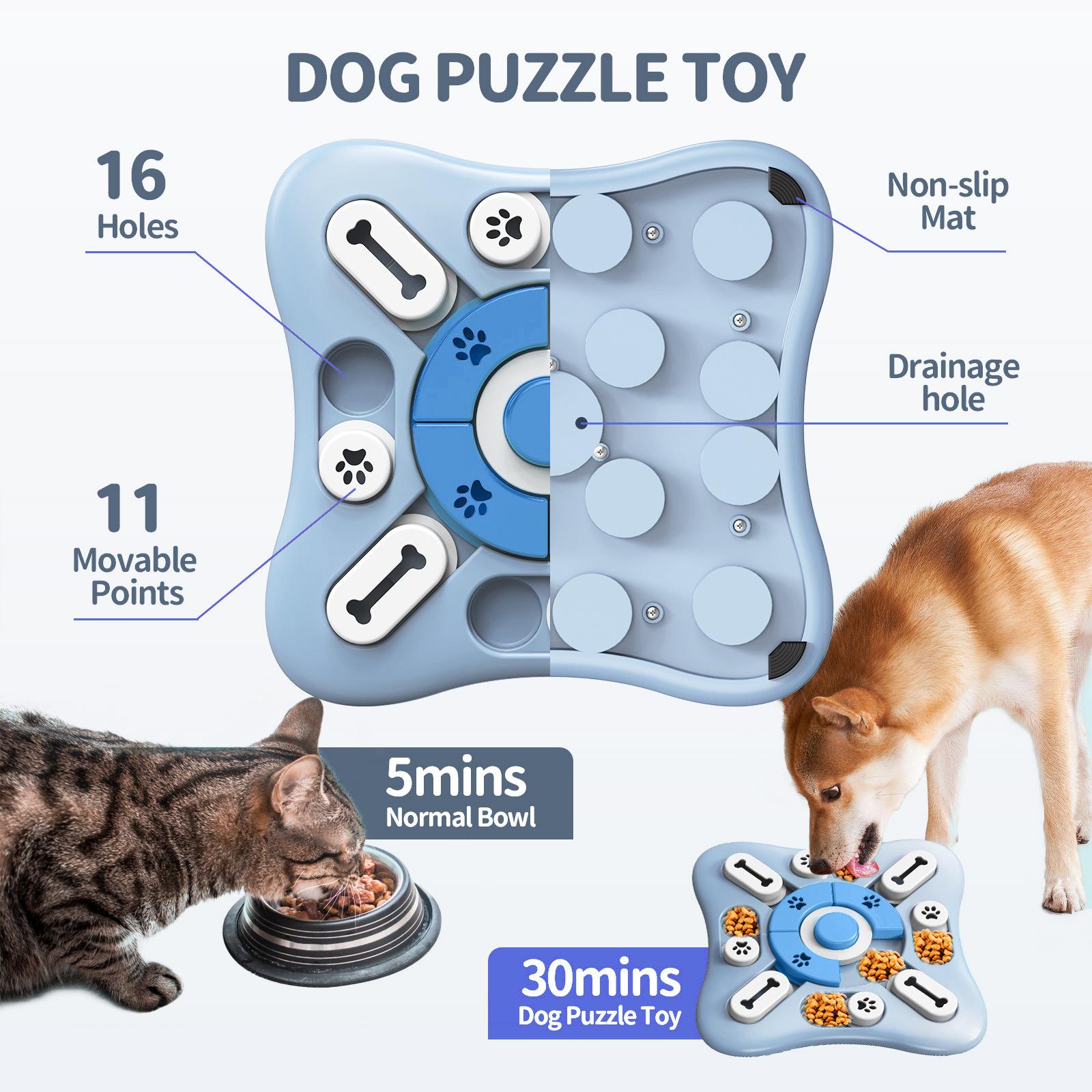 犬のおもちゃスローフィーダーインタラクティブ増加子犬 IQ  - Dog Slow Feeder Puzzle Toy Interactive のレビューと価格